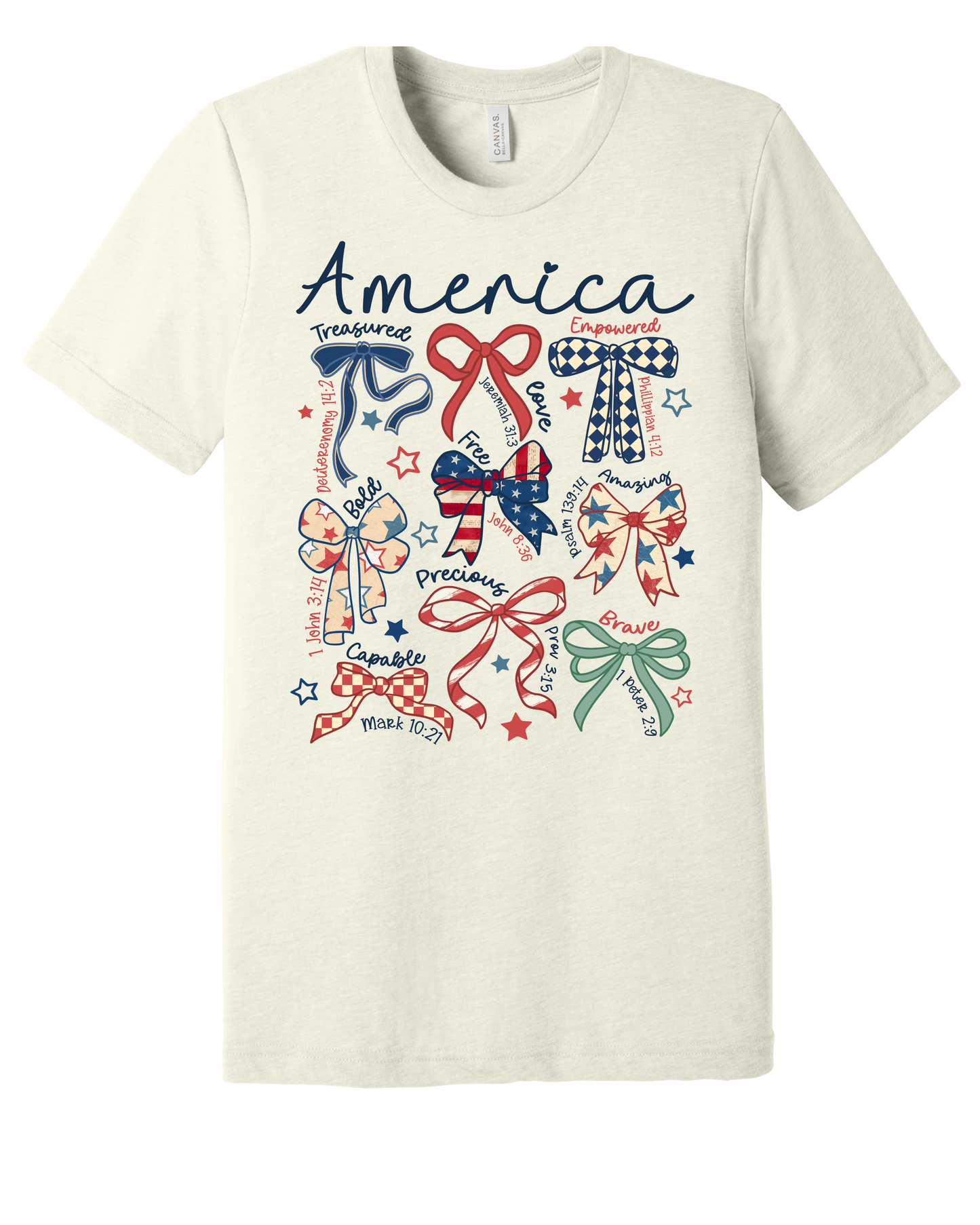 America Bilble Verses Tee
