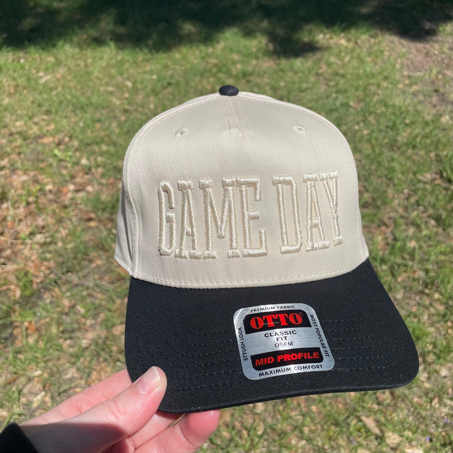 Natural Game Day Cap