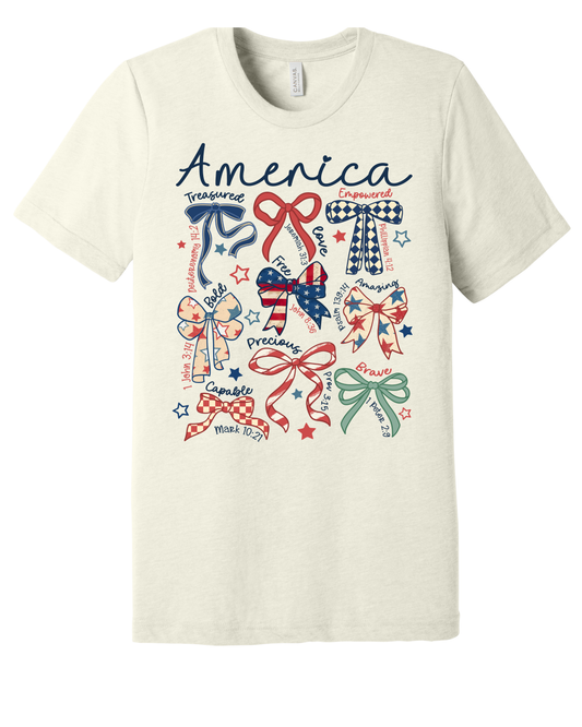 America Bilble Verses Tee