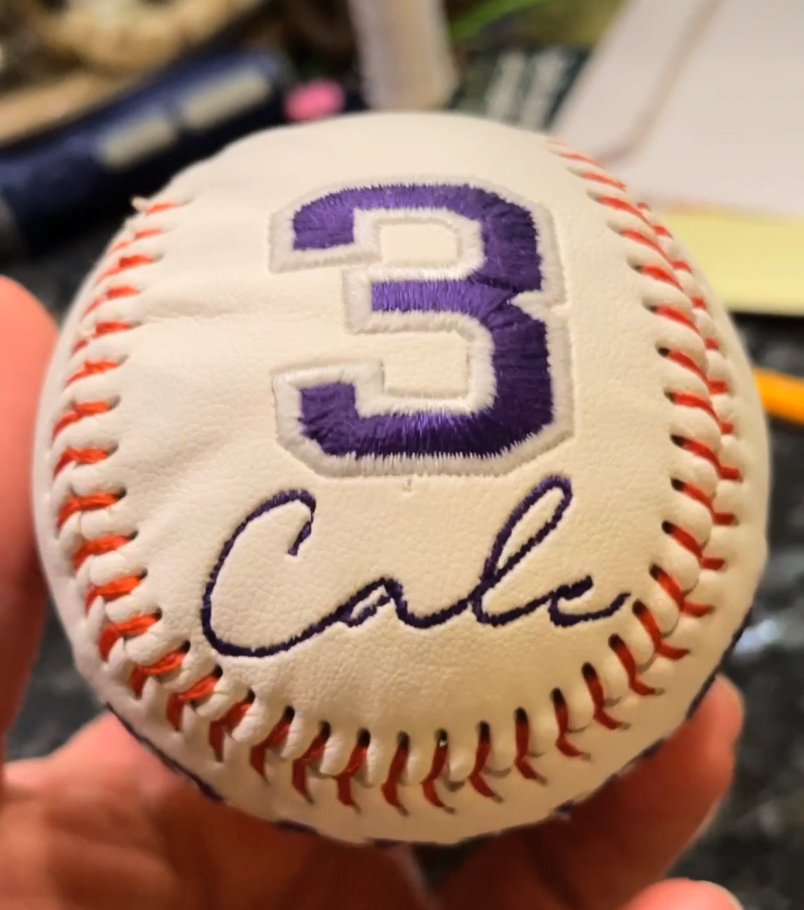 Cushing Embroidered Baseball