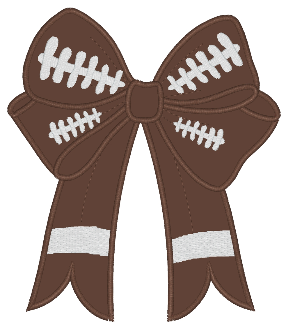 Football Mama with Side Bows