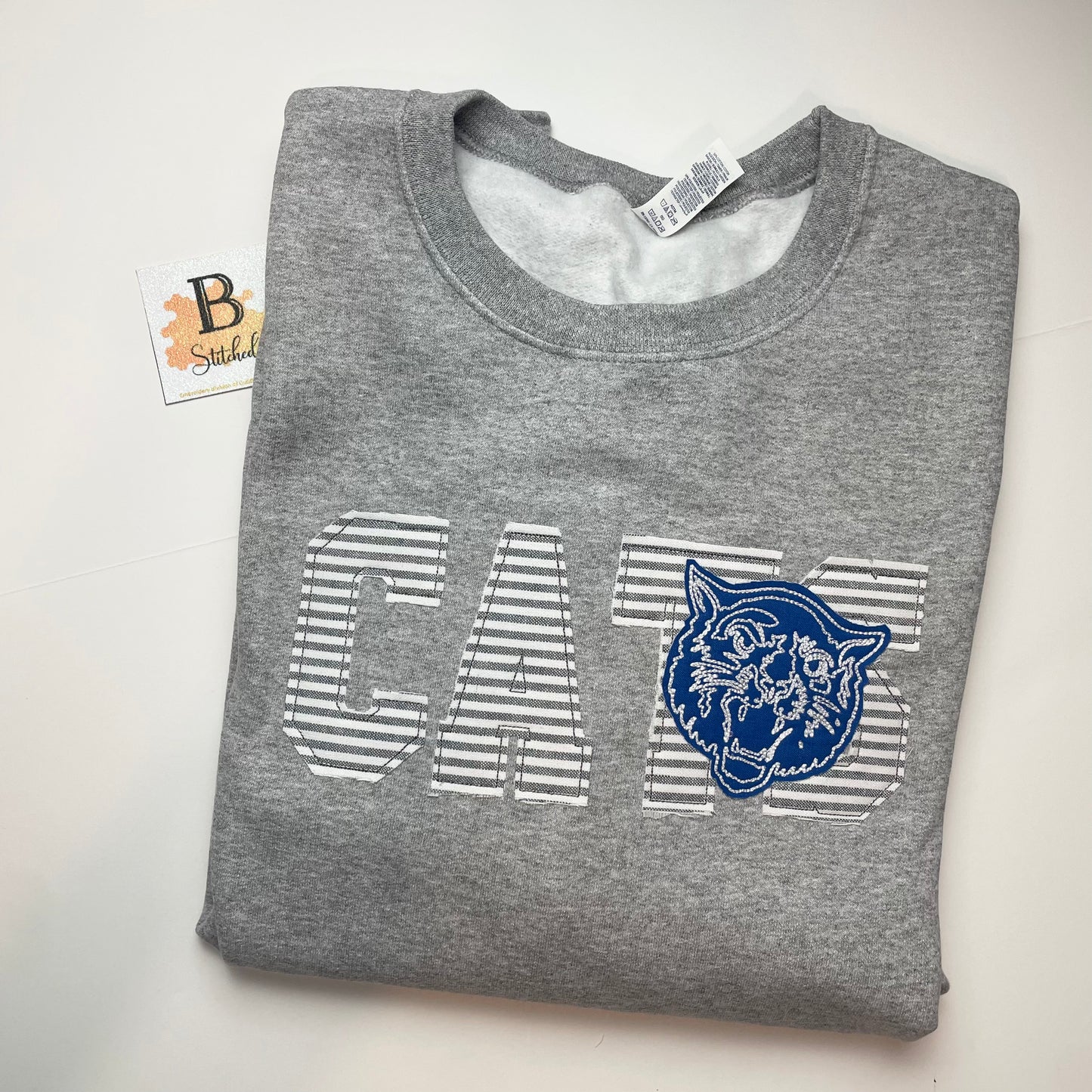 CATS Raggy Appliqué crew