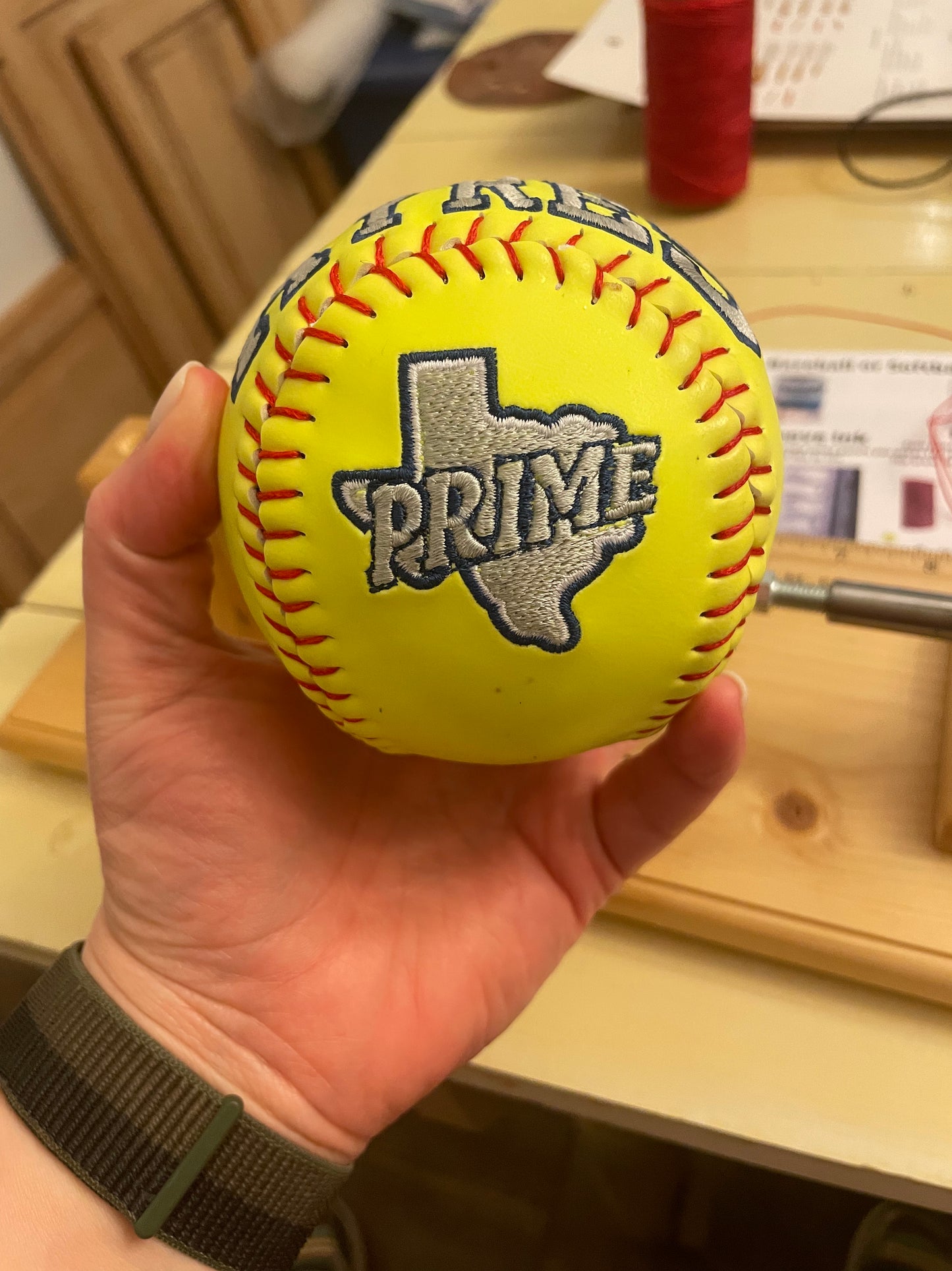 Texas Prime Embroidered Softball