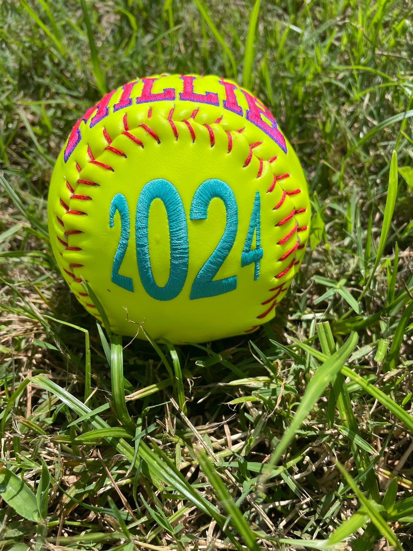 Custom Field Position Embroidered Softball