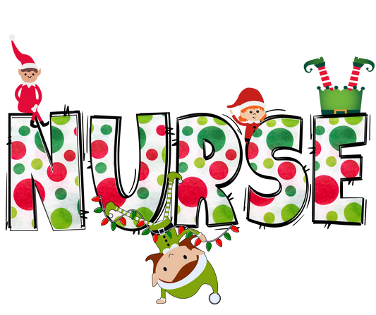 Elfing Around Christmas Nurse
