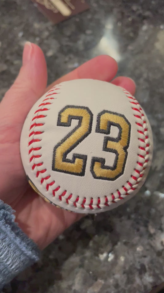 Custom Embroidered Baseball